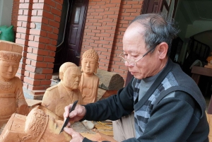 Hanoi: Du Du-skulpturlandsbyen eller hatte- og røgelseslandsbyen