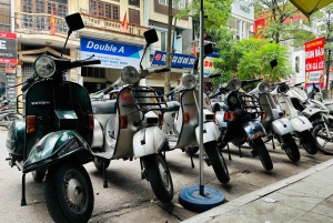 Hanoi: Ruta gastronómica y turística en Vespa con 7 degustaciones