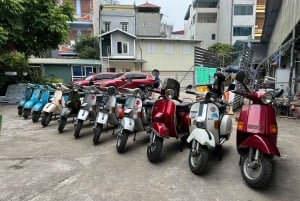 Hanoi: Ruta gastronómica y turística en Vespa con 7 degustaciones