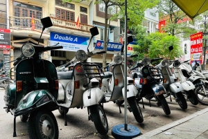 Hanoi: Ruta gastronómica y turística en Vespa con 7 degustaciones