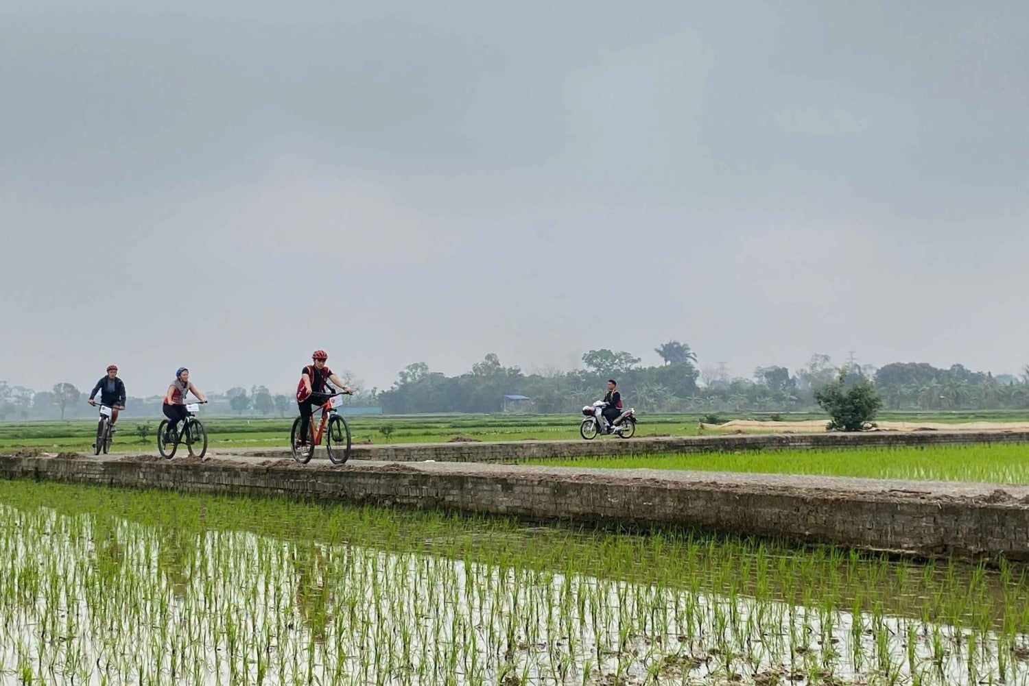 Hanoi in bici per un giorno: Bat Trang e Co Loa con guide donne