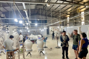 Hanoï : visite d'une journée en Vespa, Bat Trang et Co Loa, guidée par des femmes