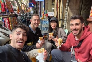 Hanoi: Guidet madtur i gaderne med Train Street Experience