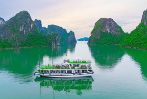 Hanói: Cruzeiro de luxo de dia inteiro na Baía de Ha Long com almoço e caiaque