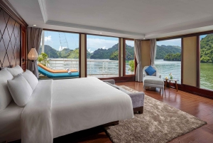Hanoi: Ha Long & Lan Ha Bay 5*-Kreuzfahrten: Balkon, alle Mahlzeiten
