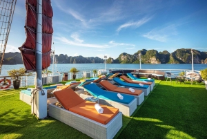Hanoi: Ha Long & Lan Ha Bay 5* cruises: balkon, alle maaltijden