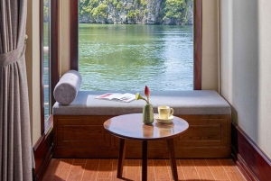 Hanoi: Ha Long & Lan Ha Bay 5* cruises: balkon, alle maaltijden