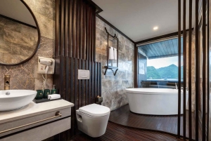 Hanoi: Ha Long & Lan Ha Bay 5* cruises: balkon, alle maaltijden