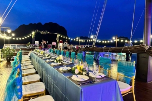 Hanoi: Ha Long & Lan Ha Bay 5* cruises: balkon, alle maaltijden