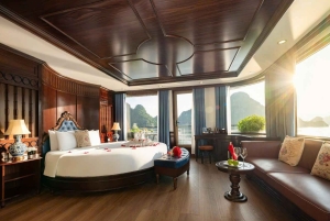 Hanoi: Ha Long & Lan Ha Bay 5* cruises: balkon, alle maaltijden