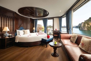 Hanoi: Ha Long & Lan Ha Bay 5* cruises: balkon, alle maaltijden