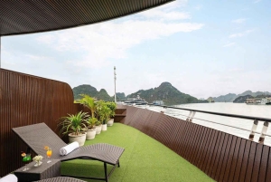 Hanoi: Ha Long & Lan Ha Bay 5* cruises: balkon, alle maaltijden