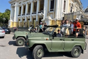 Hanoi: Half‑Day Jeep City Tour, Landmarks & Local Food