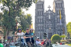 Hanoi: Half‑Day Jeep City Tour, Landmarks & Local Food