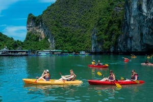 Hanoi : Croisière dans la baie d'Halong, grotte étonnante, île de Titov et kayak