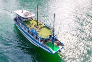 Hanoi: escursione di un giorno nella baia di Halong con l'isola di Titop, la grotta e il kayak