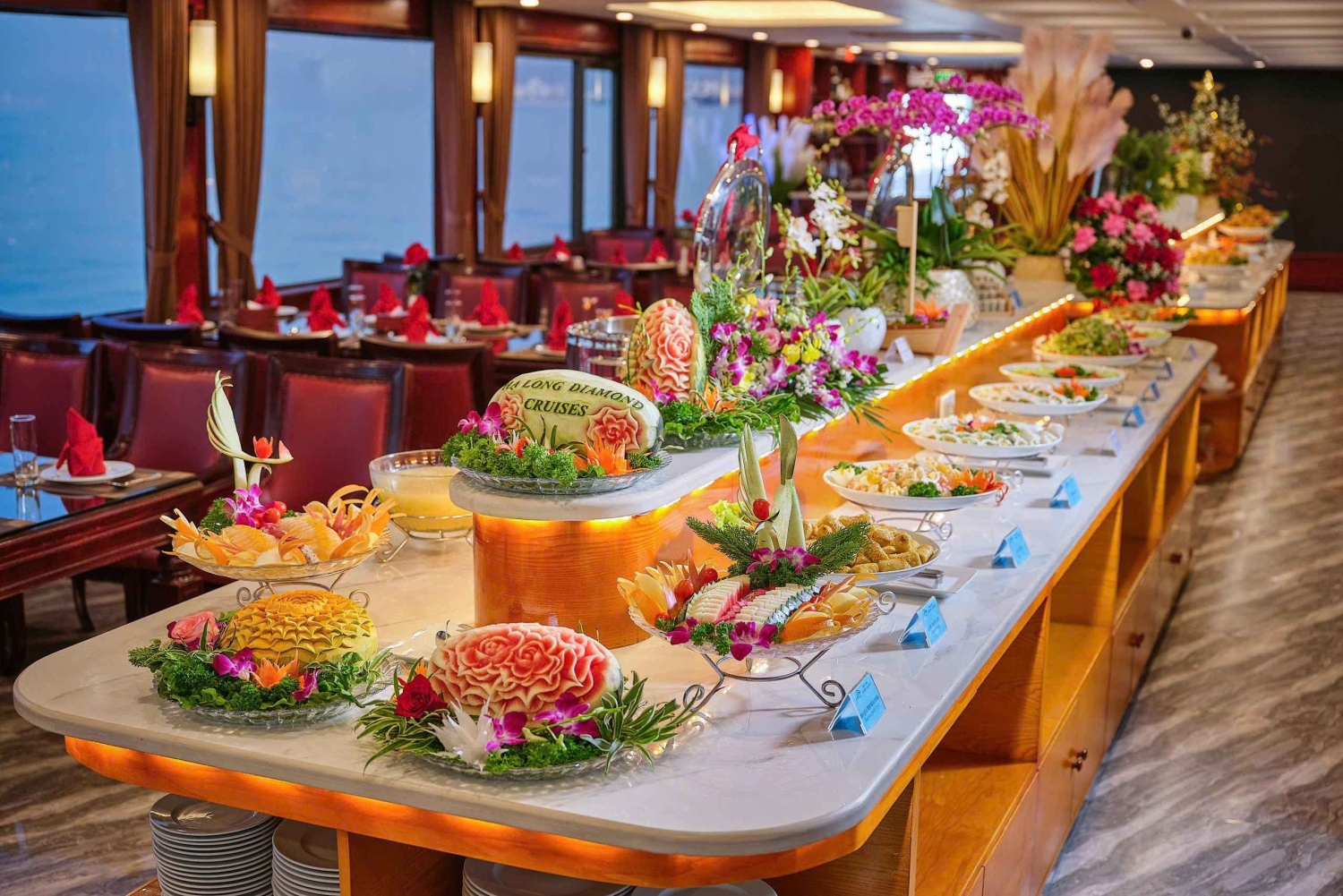Hanoi: Halong Bay dagvullende tour met 5-sterren Diamond Cruise