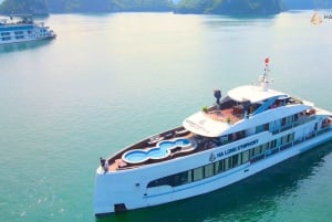 Hanoi: Halong Bay Luksus 5-stjernet krydstogt med jacuzzi og frokost