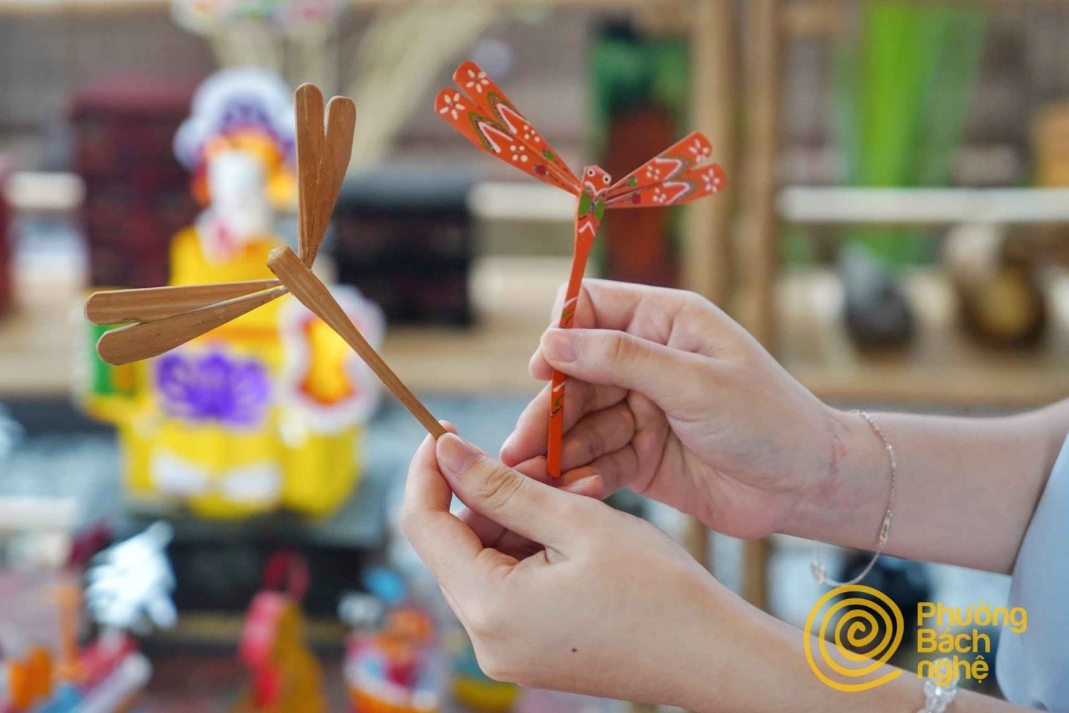 Hanoi: Handfächer-Dorf und Bambuslibellen-Dorf & Mittagessen