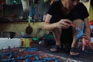 Hanoi: Wioska ręcznych wachlarzy i wioska bambusowych ważek oraz lunch