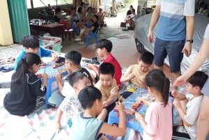 Hanoi: Wioska ręcznych wachlarzy i wioska bambusowych ważek oraz lunch
