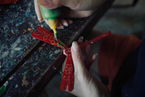 Hanoi: Handfächer-Dorf und Bambuslibellen-Dorf & Mittagessen