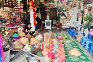 Hanoi: suitsukekylä, hattu-, taikinafiguurien käsityökierros