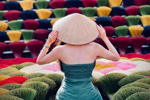 Hanoï : village des chapeaux et village de l'encens ou atelier de parfum