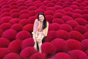 ハノイ：雄王の祠または香村＆帽子村をご案内します