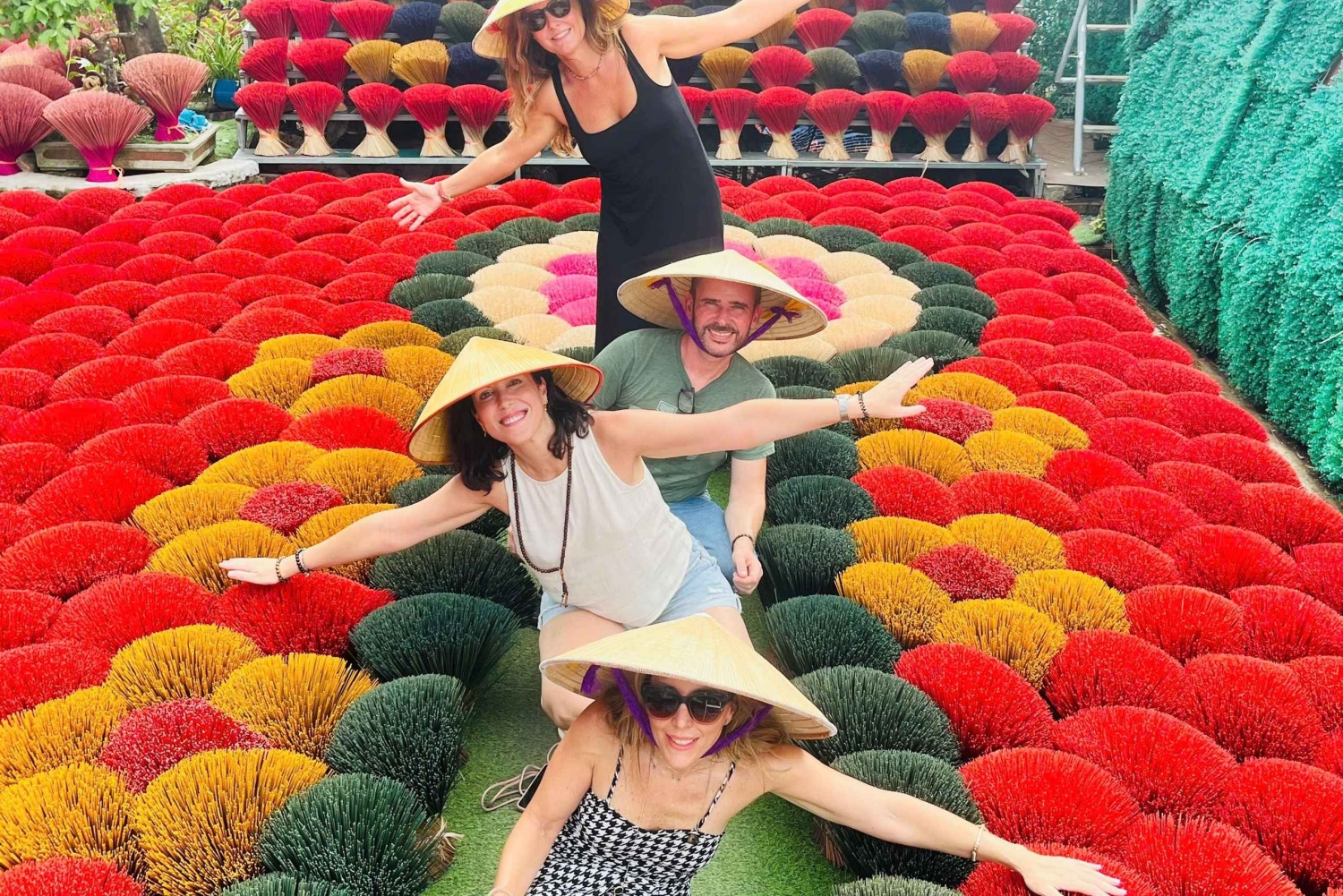 Hanoi: Incense Village, Conical Hat och Van Phuc Silk Tour