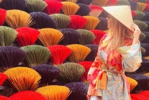 Hanoi: Incense Village, Conical Hat och Van Phuc Silk Tour