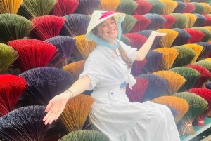 Hanoi: Incense Village, Conical Hat och Van Phuc Silk Tour