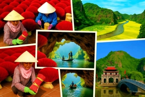 Hanoi: Wierookdorp, Ninh Binh, Tam Coc, & Hoa Lu Tour