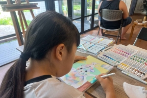 Hanói: aula de arte para crianças na Art Tutor Hanoi