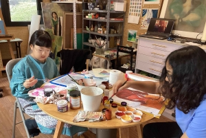 Hanói: aula de arte para crianças na Art Tutor Hanoi