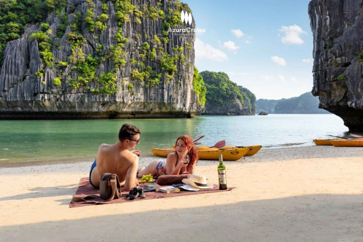 ハノイ：ランハ湾2D1Nラグジュアリー6★クルーズ – カヤック＆アオエッチ