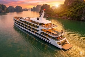 ハノイ：ランハ湾2D1Nラグジュアリー6★クルーズ – カヤック＆アオエッチ