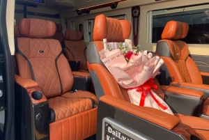 ハノイ：ニンビン行きのリムジンバスチケット（小グループバス）