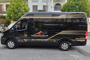 ハノイ：ニンビン行きのリムジンバスチケット（小グループバス）