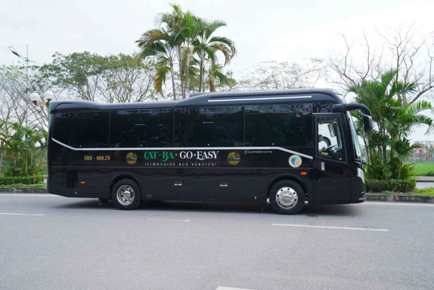 Cat Ba: Limousine bus per Hanoi, guida in inglese, alta qualità