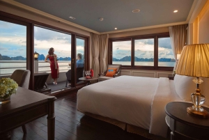 Hanoi: 3-dniowy rejs 5-gwiazdkowy po zatoce Ha Long i Ninh Binh