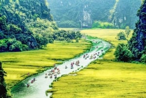 Hanoi: Ninh Binh, Tam Coc, Mua Cave & Hoa Lu with cycling