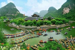 Hanoi: Ninh Binh-tur Hoa Lu, Trang An & Mua-grottan & Van Long