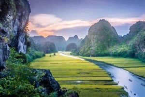 Hanoi: Ninh Binh-tur Hoa Lu, Trang An & Mua-grottan & Van Long