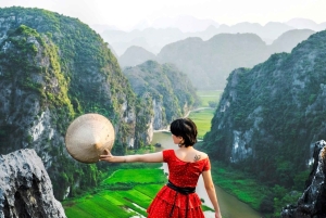 Hanoi:Ninh Binh-Trang An-Mua Cave-Hoa Lu&Cycling BEST SELGER