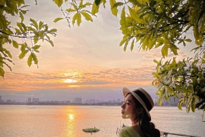 Privat sightseeingtur med cykel i Hanois gamla kvarter med cykeltaxi