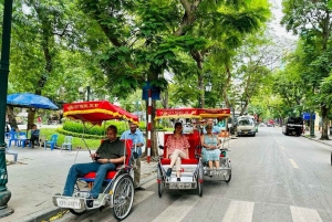 Privat sightseeingtur med cykel i Hanois gamla kvarter med cykeltaxi