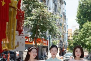 Stara Dzielnica Hanoi: sesja zdjęciowa w tradycyjnym stroju ao dai