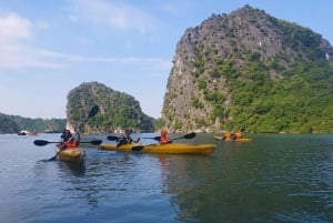 Z Hanoi: 1-dniowy rejs po zatoce Halong z dużymi i małymi grupami