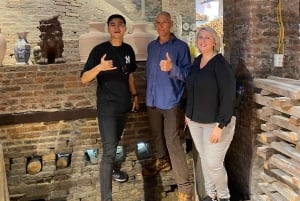 Periferia di Hanoi: Villaggio di ceramica di Bat Trang in Vespa per mezza giornata